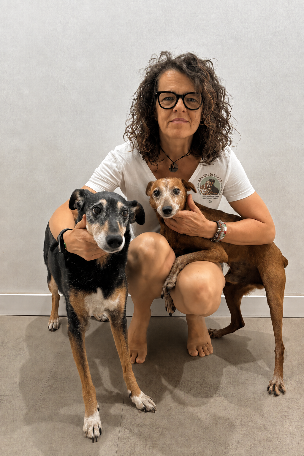 Araceli con Marque y Moyo